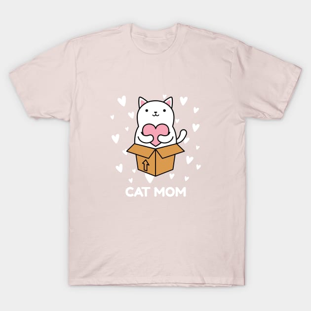 Cat Mom T-Shirt by osaya